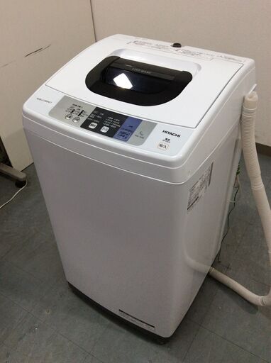 （5/3受渡済）JT5152【HITACHI/日立 5.0㎏洗濯機】美品 2018年製 NW-50B 家電 洗濯 簡易乾燥付