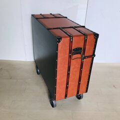 山口)下松市より ※ジャンク品 キャスター付きワゴン ジャンク(取っ手欠 