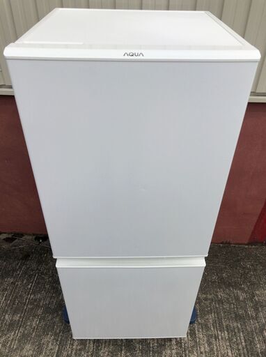 AQUA 2ドア 冷凍冷蔵庫 126L AQR-13E8 (W) 2021年製 J09011 - キッチン家電