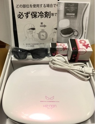 ケノン Ver 6.2 エクストラカートリッジ 眉毛器具付き 脱毛器 美品】ver. 6.2 ケノン フルセット ke-non 新品エクストララージ