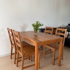 【ネット決済】イケア IKEA ダイニングテーブル  ヨックモッ...