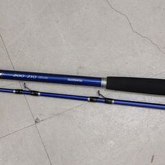シマノ DEEP GAME 200-210 船釣り・船竿 2.1m カーボン＋グラス/並継船竿ガイド付 SHIMANO (P1428wY)