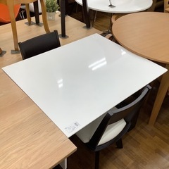 ニトリ ダイニング3点セット 肩バタ ビア ホワイト×ダークブラウン 323 楽天市場】2人用 ダイニングテーブルセット（ブランドニトリ