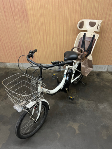 格安‼️ 子供乗せ 電動自転車 YAMAHA バビー  白 20インチ8.7Ahバッテリー実容量最大❗️自宅引き取り割引き 本文記載エリア配送可能◎ 格安‼️ 子供乗せ 電動自転車 YAMAHA バビー 白 20インチ8.7Ah