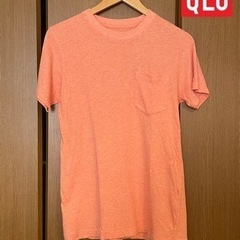 オレンジ ユニクロ Tシャツ