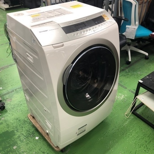 安心6ヵ月保証　SHARP 10.0kgドラム式洗濯乾燥機