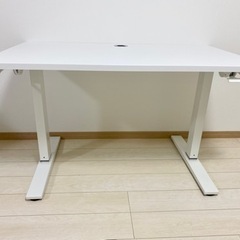 ワークデスク 昇降式 目立った傷や汚れなし(半年使用)