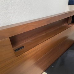 決まりました。ダブルベッドフレーム本日限り限定