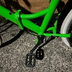 20230328終了【美品】🌸26インチ折りたたみシティーサイクルシマノ6段変速オートライト/カゴ付💝購入半年