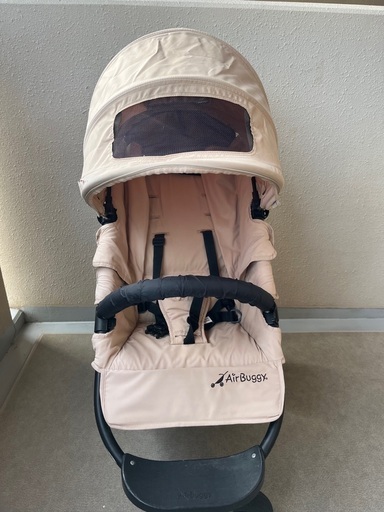 【タイヤ2本新品⭐︎】Airbuggy coco エアバギーココ  ベージュ　キャメル