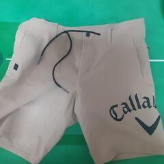 【未使用品】Callawayハーフパンツ ベージュ