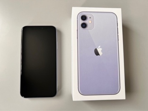 iPhone11 64GB パープル SIMロック解除済み-