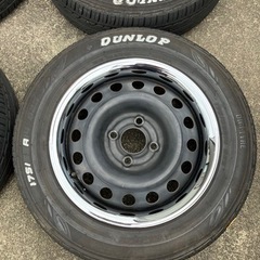 ★決まりました★14インチ★新品同様★175タイヤ★4本（トリムリング付き）