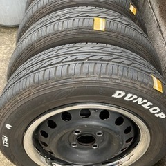 ★決まりました★14インチ★新品同様★175タイヤ★4本（トリムリング付き）