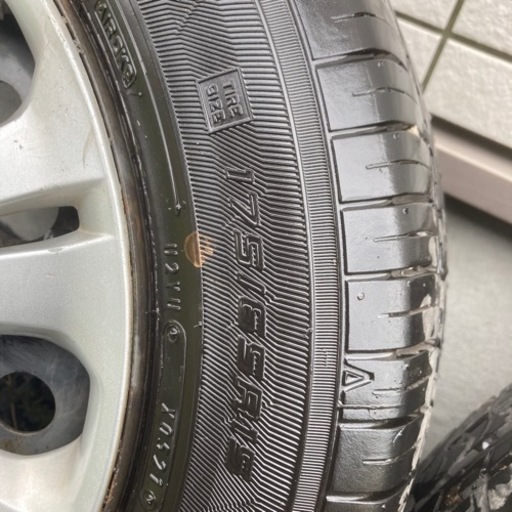 GOODYEAR 夏用タイヤ175/65R 15 4本鐵鎮ホイール付き