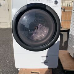 【🔥ジモティー限定お値下げ🔥】シャープ　7kgドラム式洗濯乾燥機...