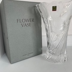 FROWERVASE クリスタルガラス花瓶　リサイクルショップ宮...