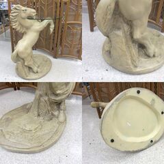 馬 ガラステーブル サイドテーブル インテリア オブジェ 店舗備品 インテリア ☆ 札幌市 北区 屯田 