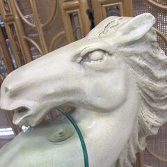 馬 ガラステーブル サイドテーブル インテリア オブジェ 店舗備品 インテリア ☆ 札幌市 北区 屯田 