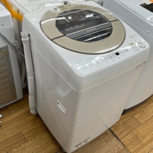 SHARP 全自動電気洗濯機 7.0kg 2020年製(ジ043)