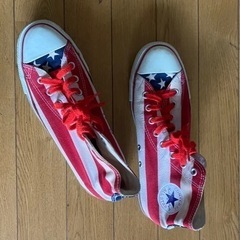 converse  星条旗柄のバスケットシューズ　　27センチ