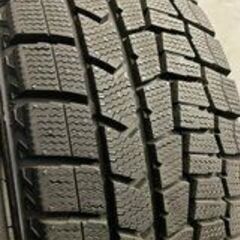 未走行に近い DUNLOP WINTER MAXX WM02 185/55R15 15インチ スタッドレス 4本 2019年製 デミオ コルト bB等　(VTD597) クレジットカード QRコード決済可能