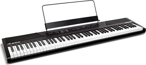 ALESIS 電子ピアノ 88鍵盤 初心者向け スピーカー搭載 譜面台付き フル