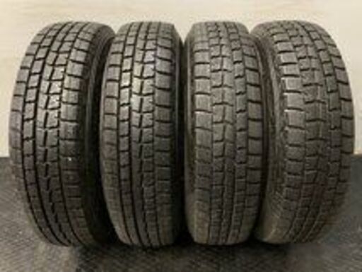 タイヤ走行短め【DUNLOP WM01 155/80R13】スタッドレス【GRASS HN 13 