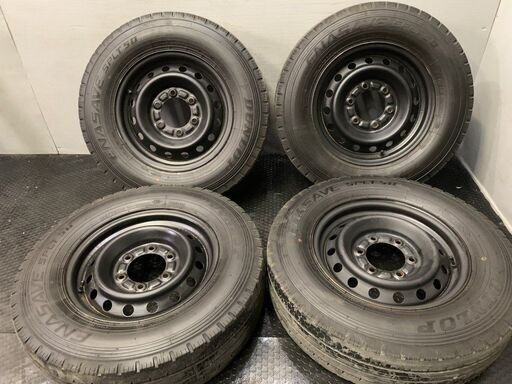 195/75R15LT ブリヂストン 明るい 溝高 2本 送料込み①