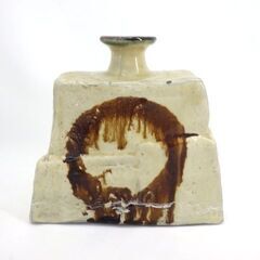 角瓶 じょうやち(上焼) 骨董 [S-21]