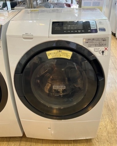 10/16 値下げ⭐️人気⭐️2016年製 HITACHI 10/6kgドラム式洗濯乾燥機 BD-SG100AL 日立