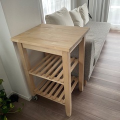 キッチンワゴン, バーチ材, 58x50 cm IKEA BEKVÄM