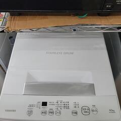 【2021年製】TOSHIBA　4.5kg洗濯機　AW-45M9...