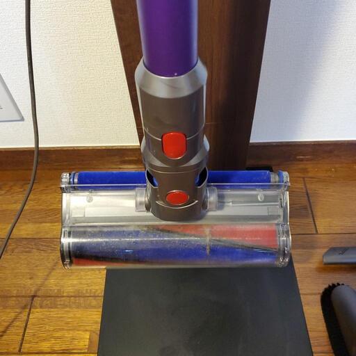 dyson v8 fluffy 先端取り替え\u0026立て掛けつき