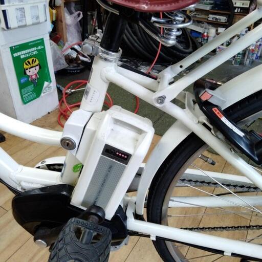電動アシスト自転車 ヤマハPAS ami 26インチ 内装3段ギヤ 白 整備済 神奈川