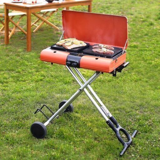【新品未開封】イワタニ スタンド バーベキューグリル グリルスター CB-SBG-2 Iwatani BBQグリル
