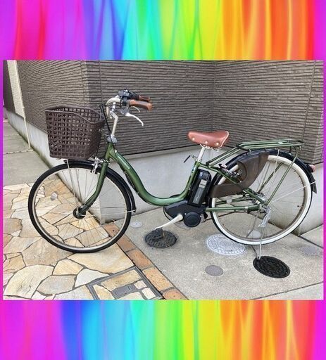 バッテリーほぼ新品！8.9Ah　ヤマハ　パスナチュラ　電動自転車　電動アシスト自転車　中古　09023