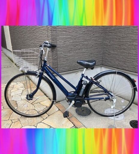 バッテリーほぼ新品　8.9AhYAMAHA　ヤマハ　パスシティL　新基準　電動自転車　電動アシスト自転車　中古　27インチ　09025
