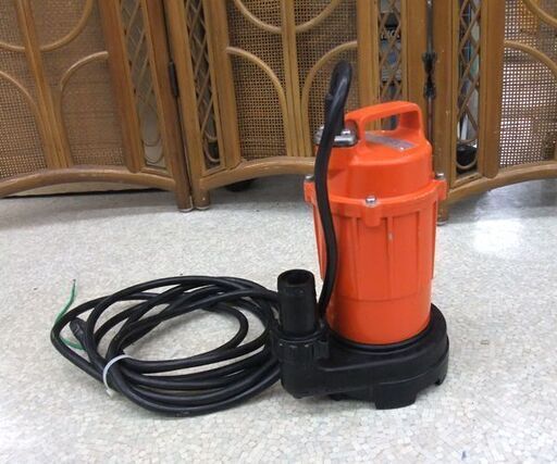 現状品 寺田ポンプ 水中ポンプ 小型汚水用 SG-150C 60Hz ホース付き ☆ 札幌市 北区 屯田