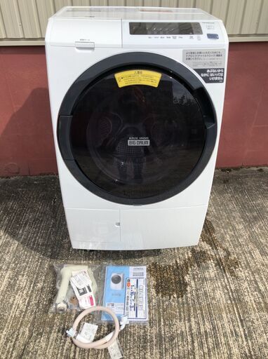 HITACHI ドラム式洗濯乾燥機 洗濯10kg/乾燥6kg BD-SG100CL 2019年製 D084G025