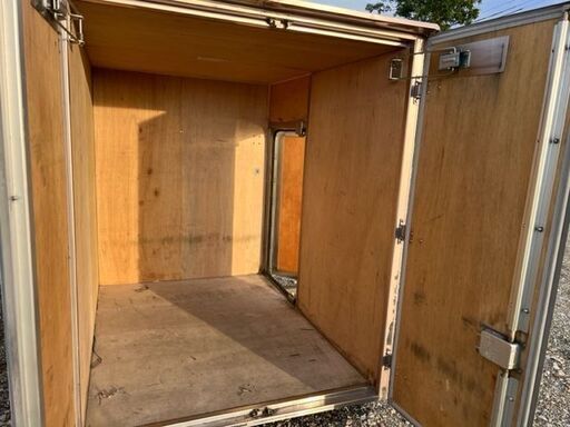 早いもの勝【希少】コンテナ　カギ有り　軽トラック　倉庫　物置　自転車置き場　ハイゼット　パネル　北海道江別市発　道内別途配送可 早いもの勝【希少】コンテナ カギ有り 軽トラック 倉庫 物置 自転車