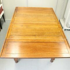 英国 アンティーク 輸入家具 ドローリーフテーブル ダイニングテーブル ①