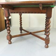 英国 アンティーク 輸入家具 ドローリーフテーブル ダイニングテーブル ②