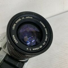 【CANON】 キャノン ボディ レンズ set AE-1 ZOOM LENS FD 35-70mm 1:4 