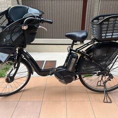 YAMAHAパスKISS　電動アシスト自転車　子供シート付き　E...