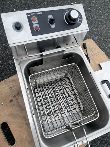 ■中古品 キプロスター 卓上電気フライヤー 100Ｖ 9Ｌ 2017年 PRO-9FTL-G 卓上フライヤー 動作問題なし■