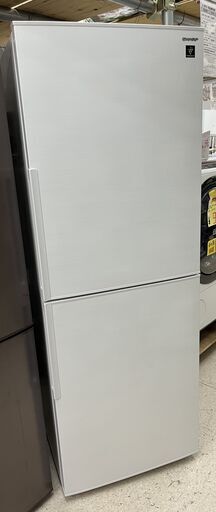SHARP/シャープ 2ドア冷蔵庫 280L SJ-PD28F-W 2019年製【ユーズドユーズ名古屋天白店】 J2067