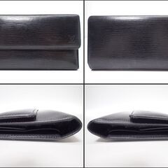 AA901 ルイヴィトン エピ 長財布 インターナショナル ノワール ブラック