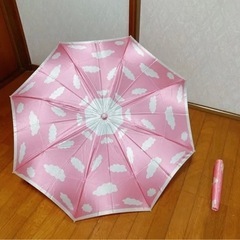 【引渡し済】courreges ピンク折り畳み傘