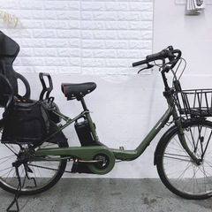 16ah大容量バッテリー 子供乗せ対応電動自転車 パナソニック製シート 